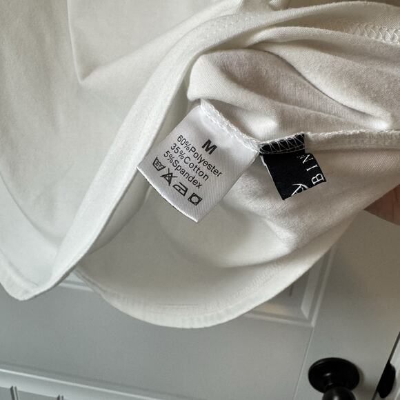 Ivory Cottagecore Boho Crochet Lace Bell Sleeve Top Women M - Picture 7 of 9